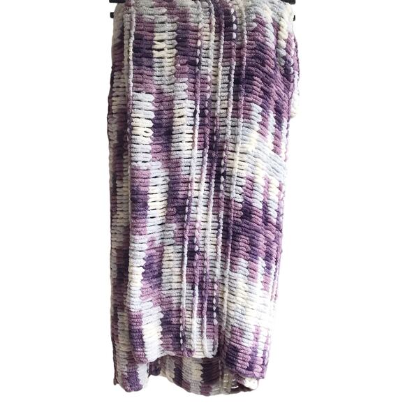 Handmade Ombre Knit Blanket Throw - Picture 10 of 16